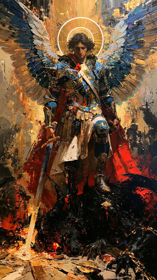 Saint Michael the Archangel – Expressionist · Portrait no. 1