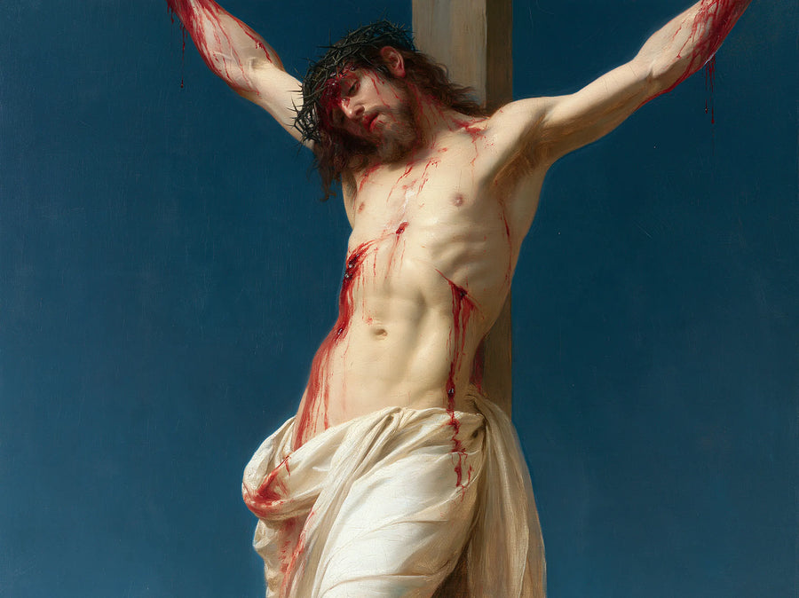 The Crucifixion – Deep-Blue Vigil at Calvary