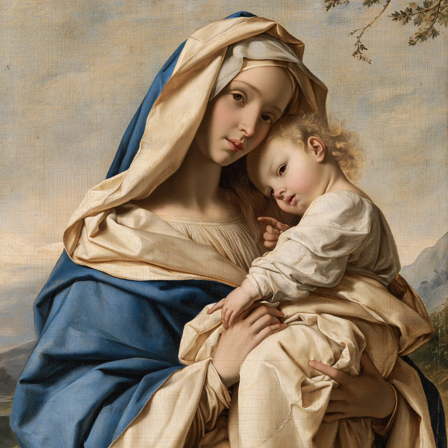 Virgin Mary and Child Jesus - Florentine Renaissance · Square n° 11