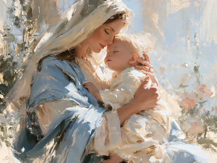 The Virgin and Child — A Little Head in a Hand of Light