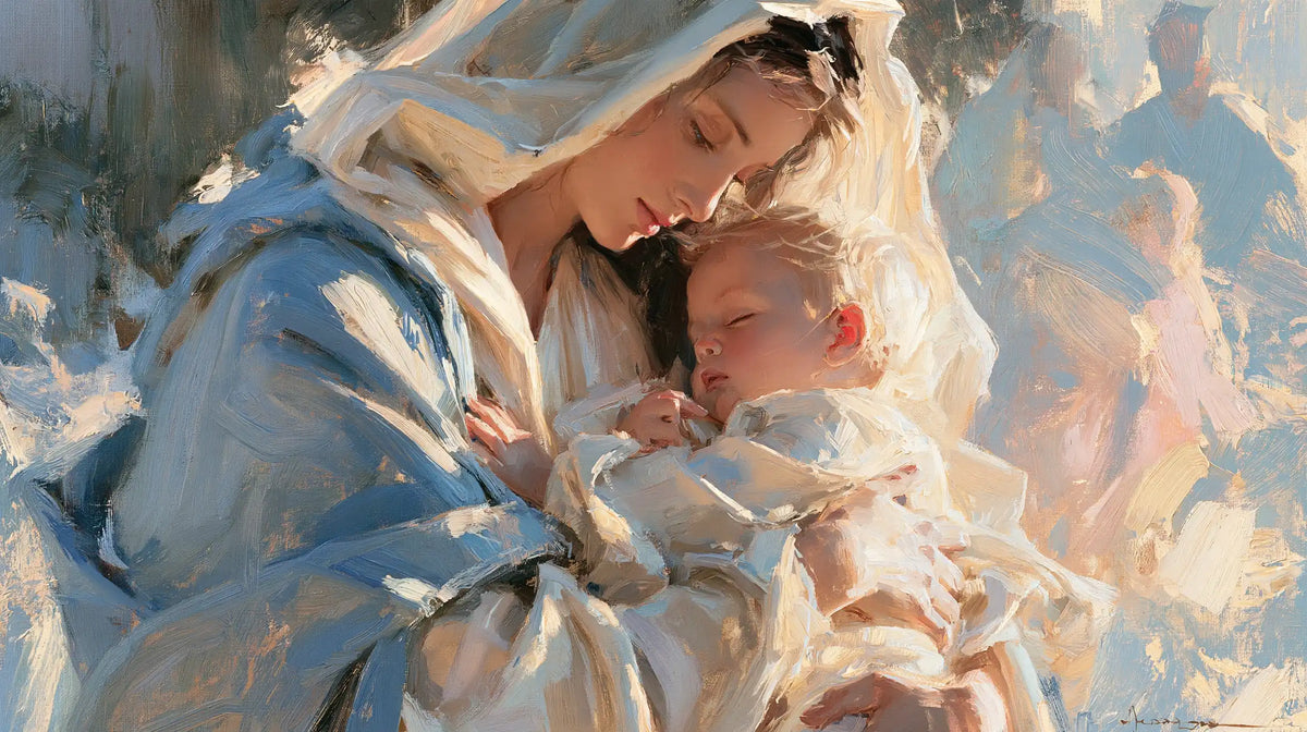 The Virgin and Child — Joined Hands in a Little Slumber