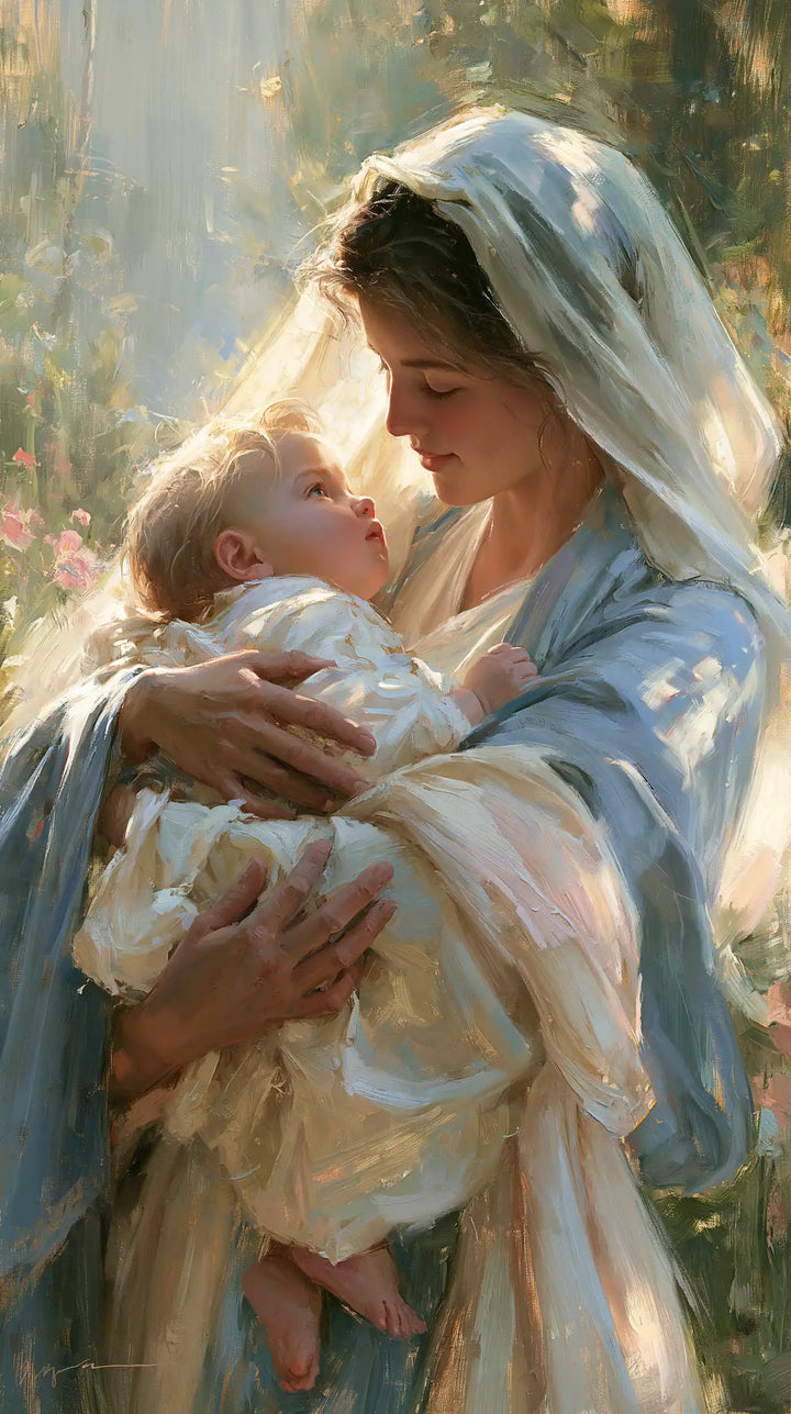 The Virgin and Child — Upturned Eyes in the Bright Clearing