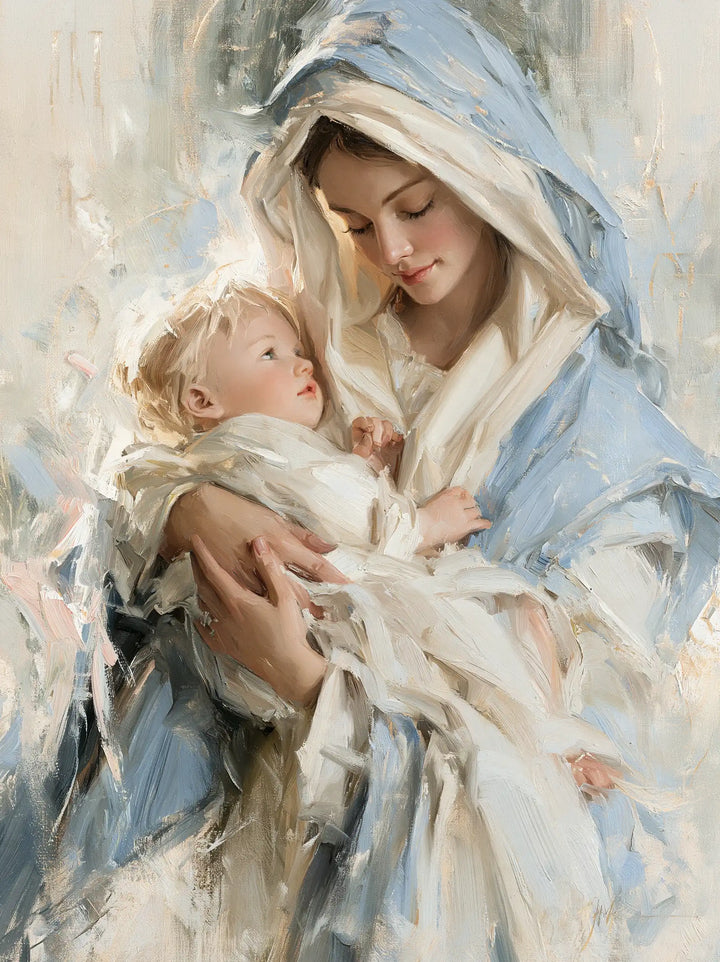 The Virgin and Child — A Dialogue in Silvery Light