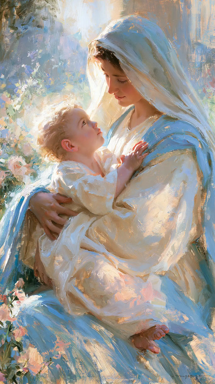The Virgin and Child — The Little Hand in the Blue Morning