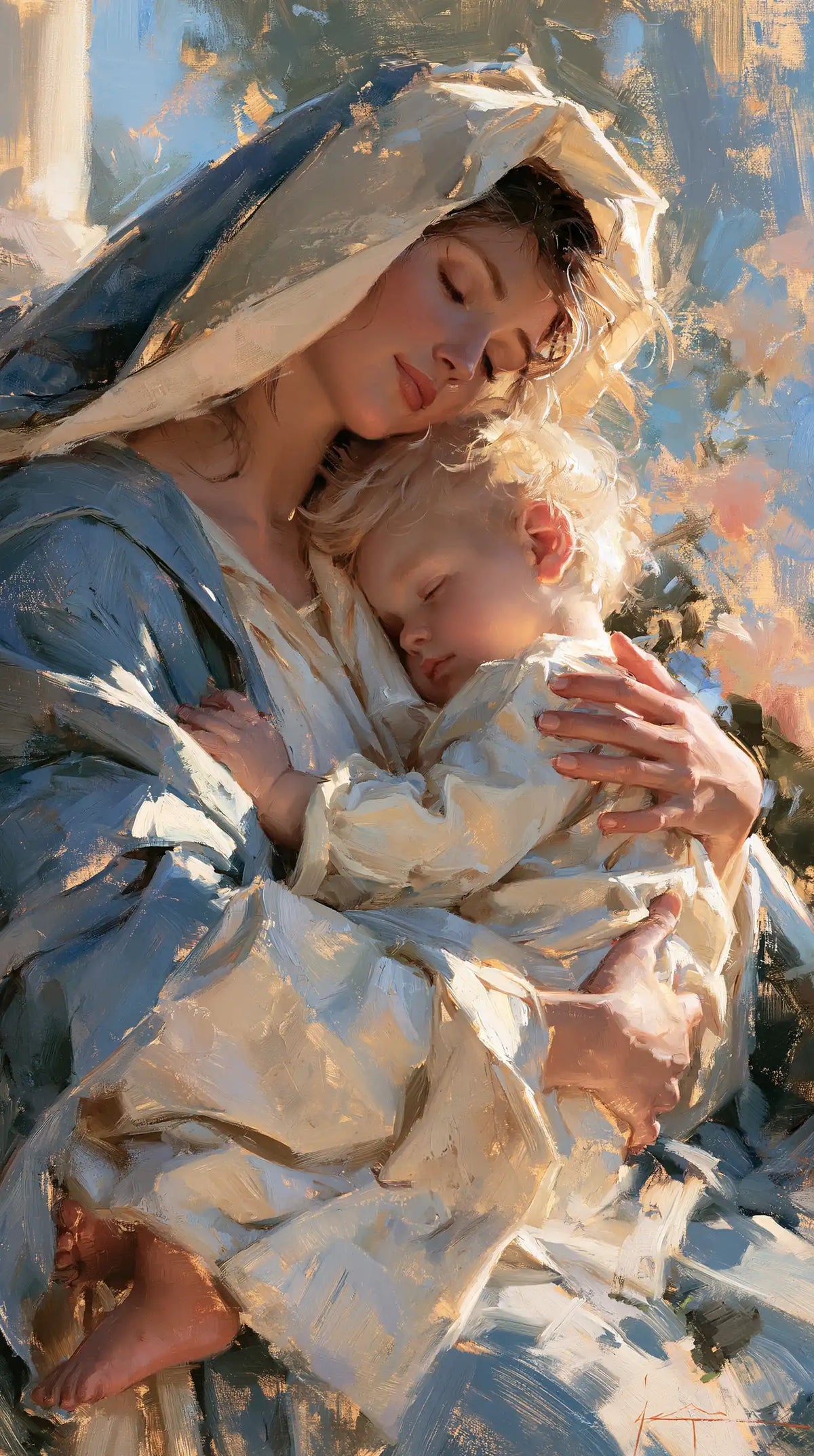 The Virgin and Child — Sleep with Two Little Hands