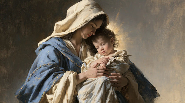 Virgin Mary and Child Jesus - Mary Presenting the Child Jesus · Landscape n° 17