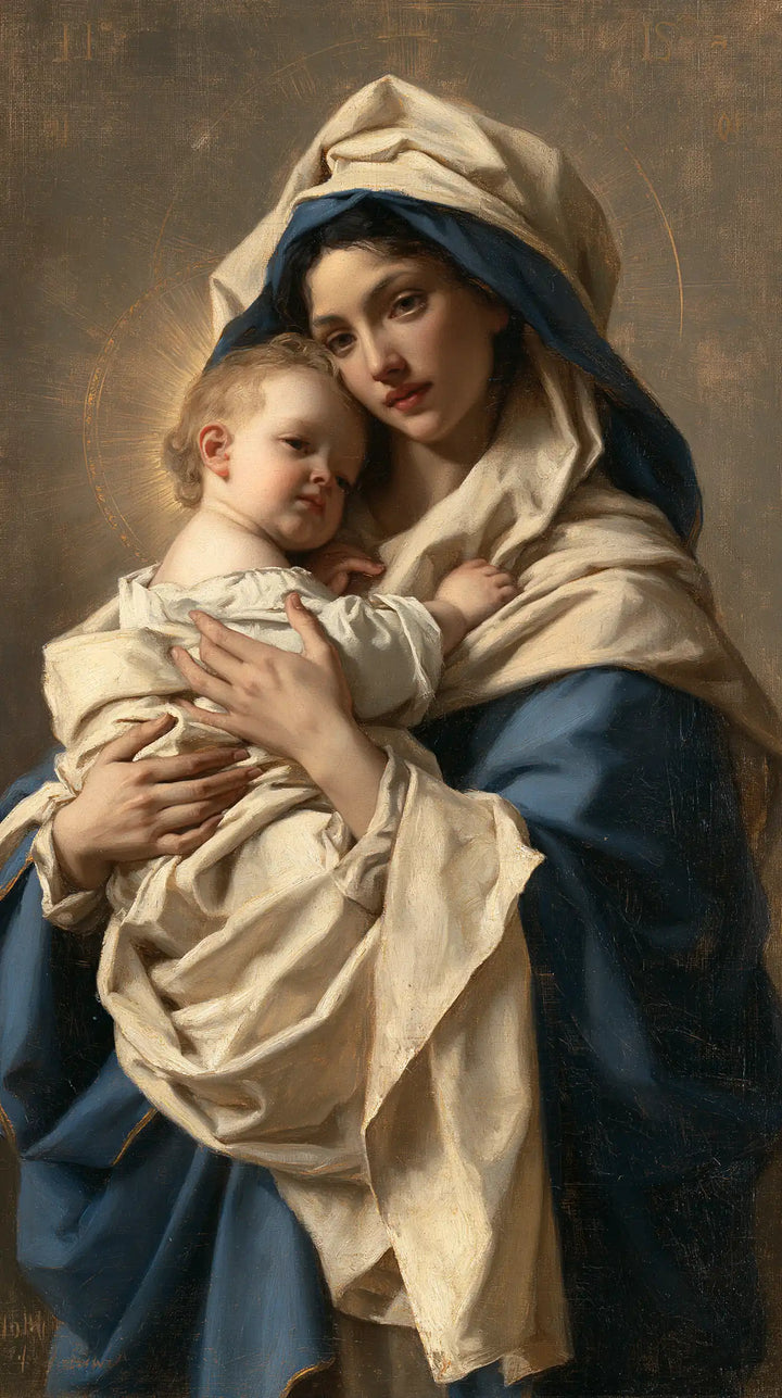 Virgin Mary and Child Jesus - Mary Presenting the Child Jesus · Portrait n° 7