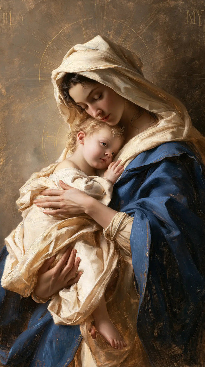 The Virgin and Child — Sleep with Cradled Legs