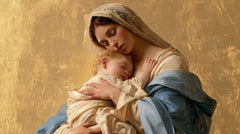 The Virgin and Child — A Palm upon the Veil at Gold’s Heart